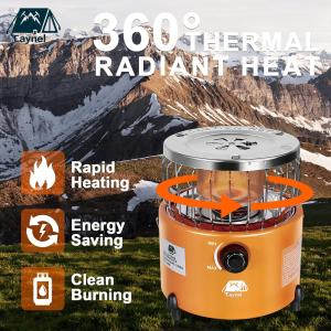 Portable 2-in-1 Propane Heater and Stove