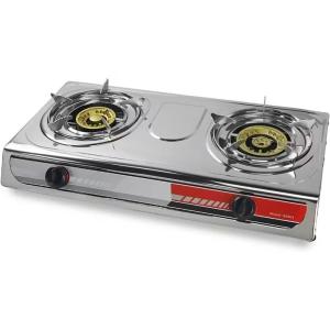 Portable Double Burner Propane Camping Stove