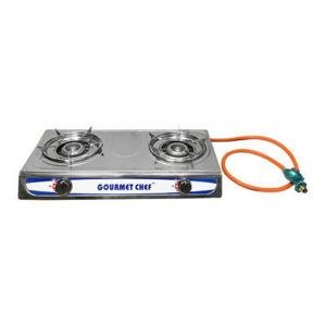 Portable Double Burner Propane Camp Stove 20,000 BTU