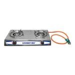 Portable Double Burner Propane Stove, 20,000 BTU