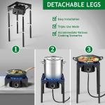 75000 BTU Portable Propane Cooking Stove