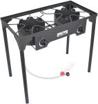 Portable Double Propane Stove with 150,000 BTU