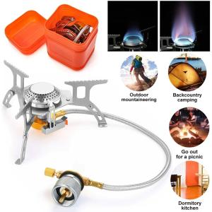 Portable 3900W Backpacking Camping Gas Stove