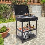 Portable 5-Burner Outdoor Cooking Gas Stove