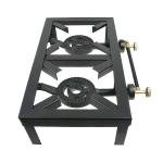 Portable Double Burner Camp Stove for BBQ