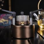 Portable Alcohol Camping Stove with Foldable Stand