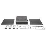 Portable 4-Burner Propane Camp Stove with Windshelter