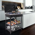 Portable 5-Burner Outdoor Cooking Gas Stove