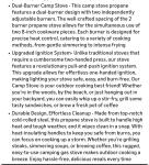 Portable 2-Burner Camping Propane Stove