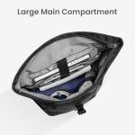 Expandable Water-Resistant Rolltop Backpack for Laptops