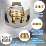 Compact Alcohol Stove for Backpacking and Camping