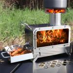Stainless Steel Portable Wood Stove for Camping