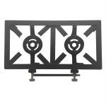 Portable Double Burner Camp Stove for BBQ