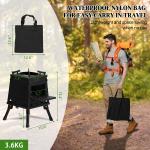 Compact Portable Wood Camping Stove for Outdoor Cooking