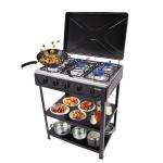 Portable 5-Burner Outdoor Cooking Gas Stove