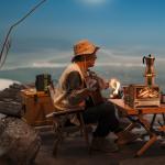 Stainless Steel Portable Wood Stove for Camping