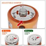 Portable 2-in-1 Propane Heater and Stove