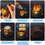 Compact Alcohol Stove for Backpacking and Camping