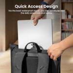 Expandable Water-Resistant Rolltop Backpack for Laptops