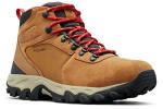 Columbia Men's Waterproof Hiking Boots, Elk Red