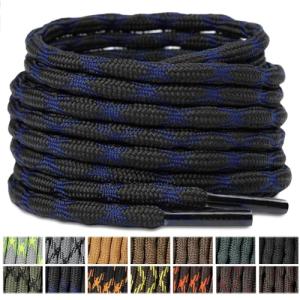 Heavy Duty Round Boot Laces - 2 Pairs