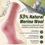 Women's Merino Wool Hiking and Winter Socks