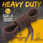 Heavy Duty Round Boot Laces for Hiking