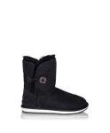 UGG Women's Short Sheepskin Boots in Black