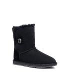 UGG Women's Short Sheepskin Boots in Black