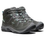 KEEN Women's Waterproof Hiking Boot, Steel Grey