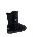 UGG Women's Short Sheepskin Boots in Black