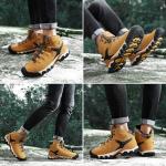 Men's Warm Fur-Lined Winter Hiking Boots