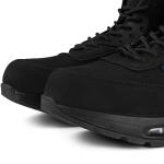 Men's Black Safety Work Boots with Zip Sides