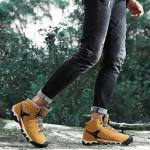 Men's Warm Fur-Lined Winter Hiking Boots