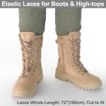 Elastic No Tie Shoelaces for Hiking and Running