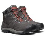 KEEN Women's Waterproof Winter Hiking Boots, Red Plaid