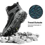 Men's Lightweight Waterproof Hiking Boots Size US