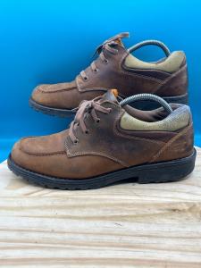 Skechers Men's Brown Leather Ankle Hiking Boots 11.5