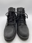 Men’s Black Leather Hiking Ankle Boots Size 7