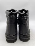 Men’s Black Leather Hiking Ankle Boots Size 7