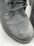 Men’s Black Leather Hiking Ankle Boots Size 7
