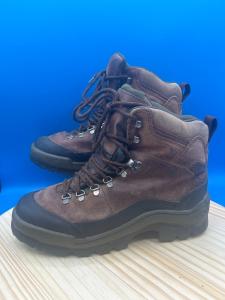 Men's Brown Leather High Top Hiking Boots