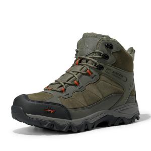Men's Waterproof Wide Hiking Boots for Outdoors