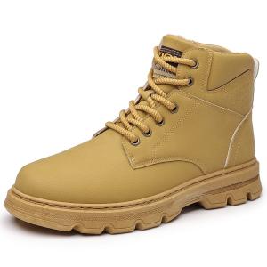 Men's Casual Hiking Ankle Boots with Side Zipper