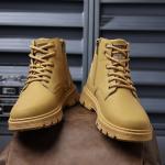 Men's Casual Hiking Ankle Boots with Side Zipper