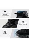 Men's Waterproof Lightweight Tactical Hiking Boots - Black