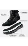Men's Waterproof Lightweight Tactical Hiking Boots - Black
