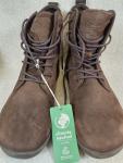 Groundies Barefoot Mens Brown Nubuck Hiking Boots