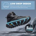 Men's Waterproof Hiking Boots with Wide Toe Box