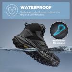 Men's Waterproof Hiking Boots with Wide Toe Box